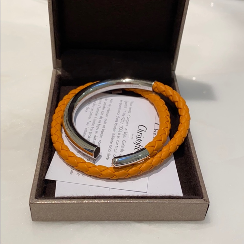 Christofle Orange Silver Duo Cómplice Bracelet